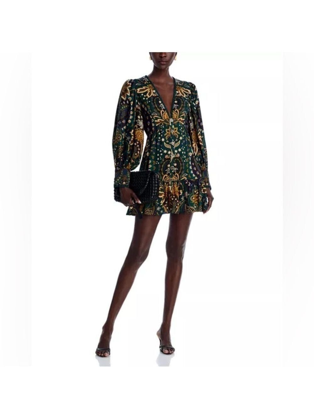 Farm Rio Rio Jaipur Mini Dress - Picture 3 of 9